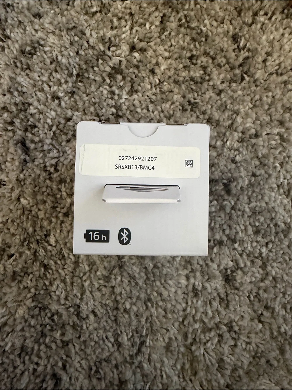 Sony SRS-XB13 Bluetooth Speaker - White Box